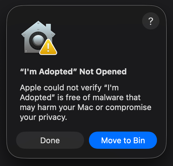Open the app on older versions of macOS